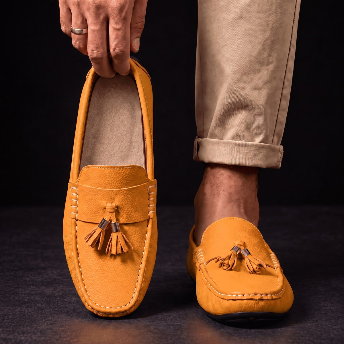 Wesley | Tassel Driving Loafers
