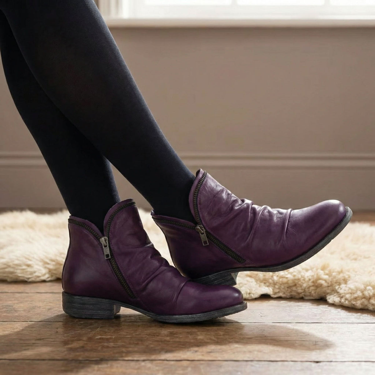 Carla | Comfortable Low Boots