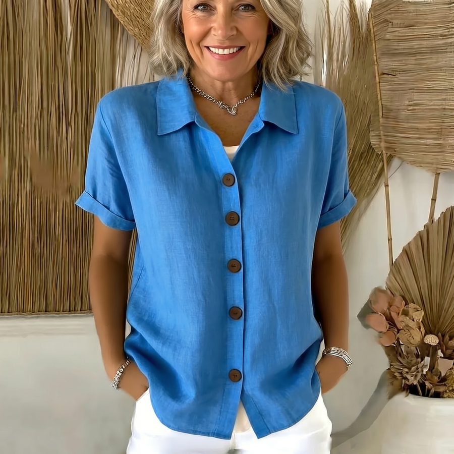 Ziara | Button Front Blouse