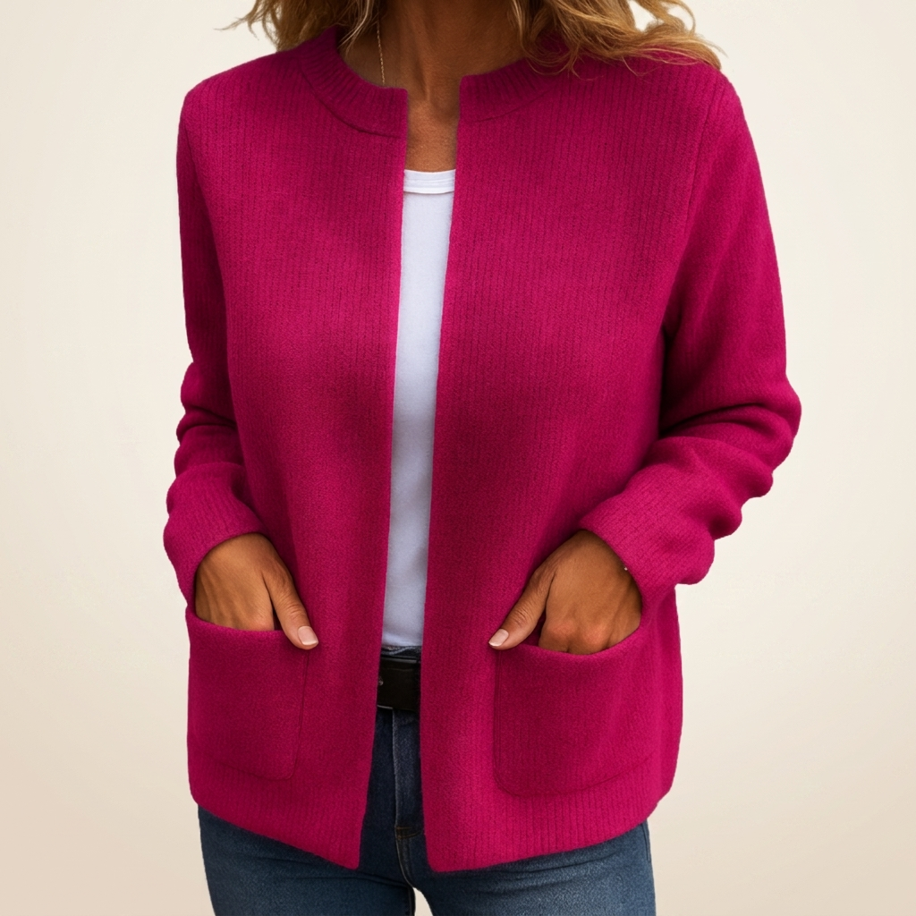 Nikka | Warm Knit Zip Cardigan