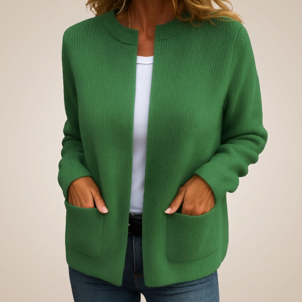 Nikka | Warm Knit Zip Cardigan