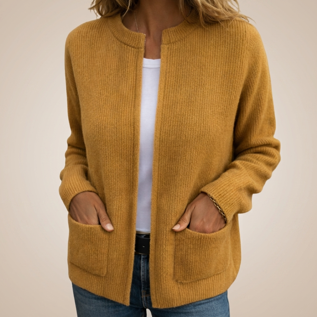 Nikka | Warm Knit Zip Cardigan