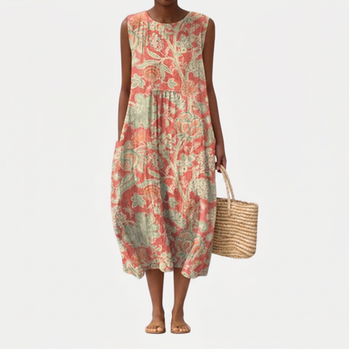 Savannah | Effortless Comfort Midi Dress