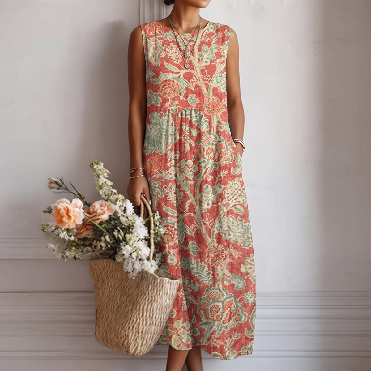 Savannah | Effortless Comfort Midi Dress