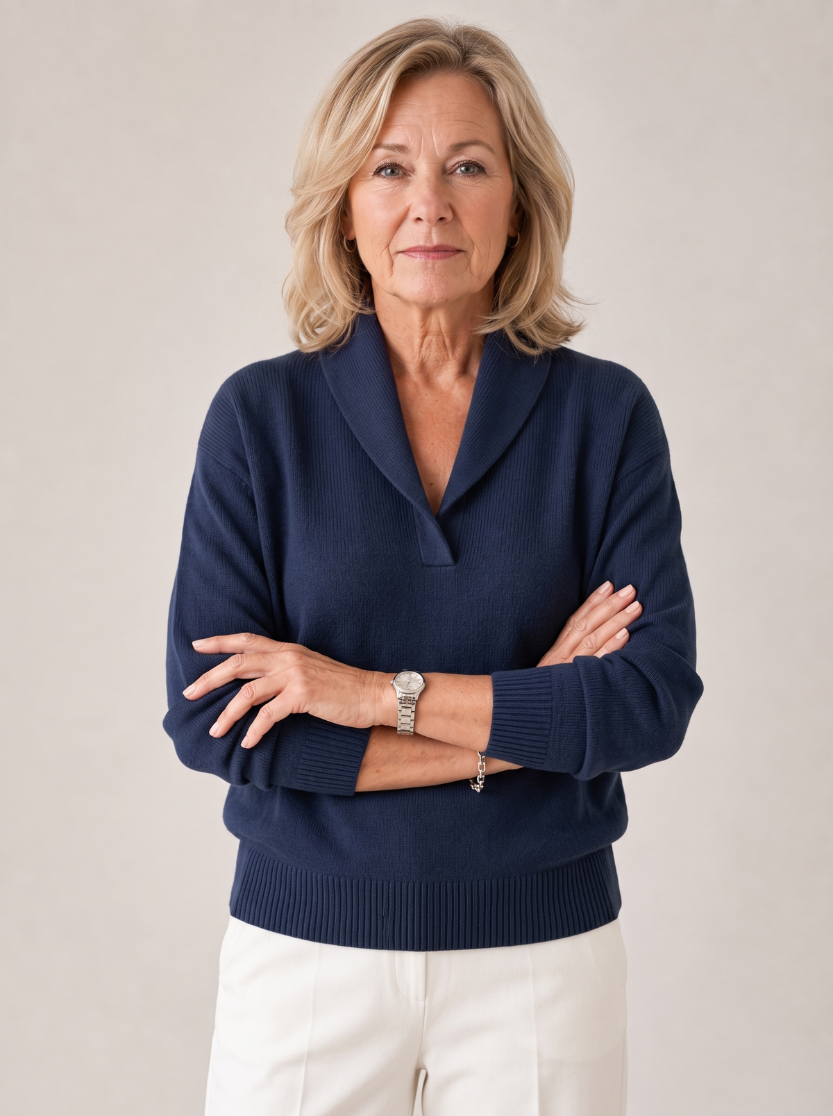 Greta | Shawl Collar Sweater