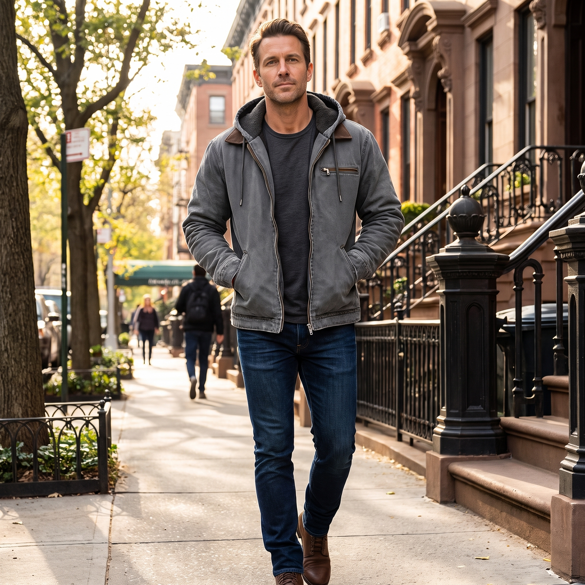 Keith | Casual Hooded Jacket