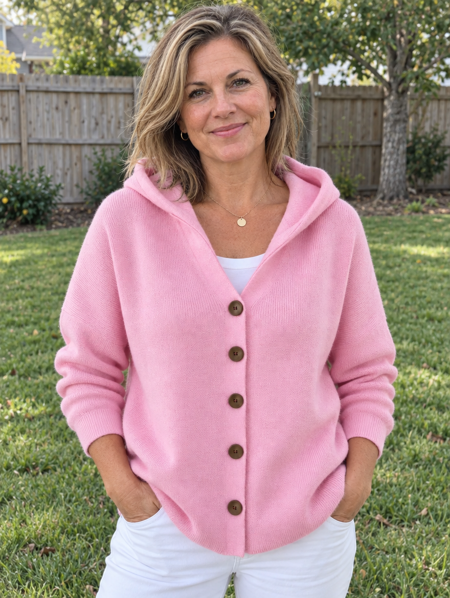 Elara | Hooded Long-Sleeve Cardigan
