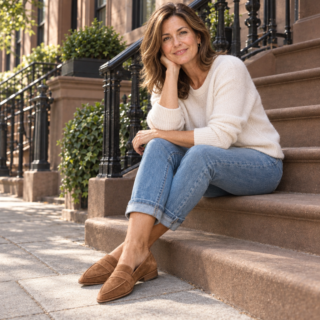Alina | Pointed-Toe Low-Heel Loafers