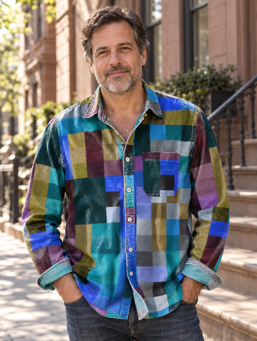 Merrick | Patchwork Statement Shirt