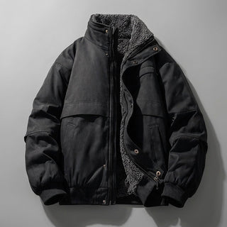 Cormac | Paneled Stand-Collar Jacket