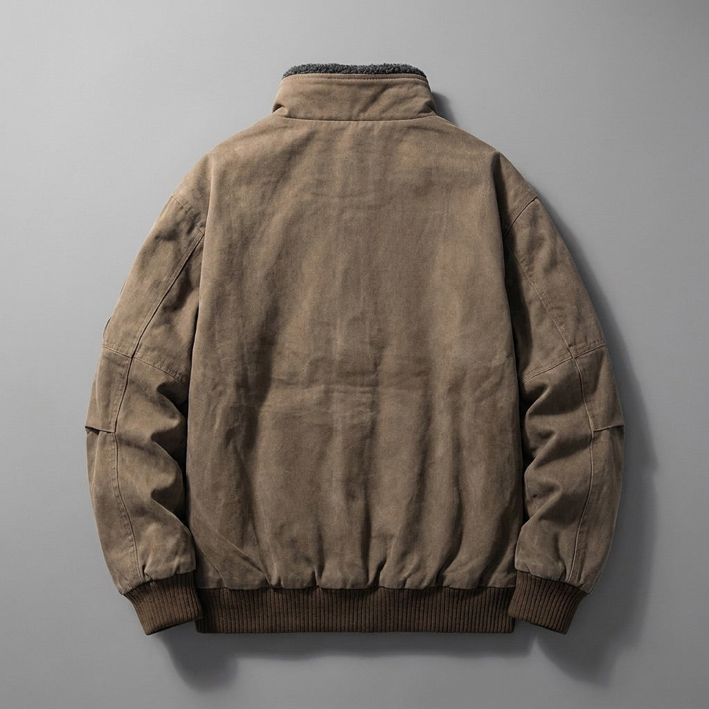 Cormac | Paneled Stand-Collar Jacket