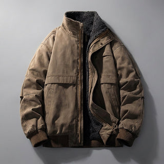 Cormac | Paneled Stand-Collar Jacket