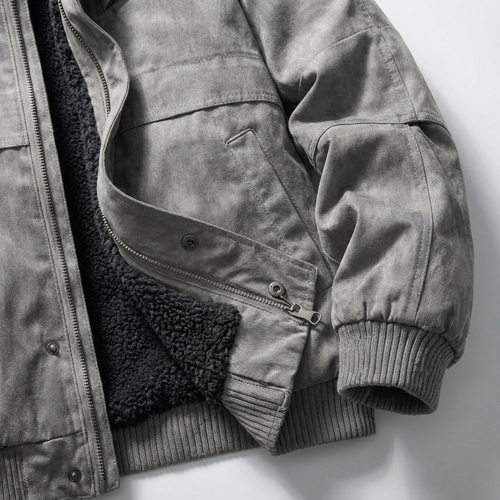 Cormac | Paneled Stand-Collar Jacket