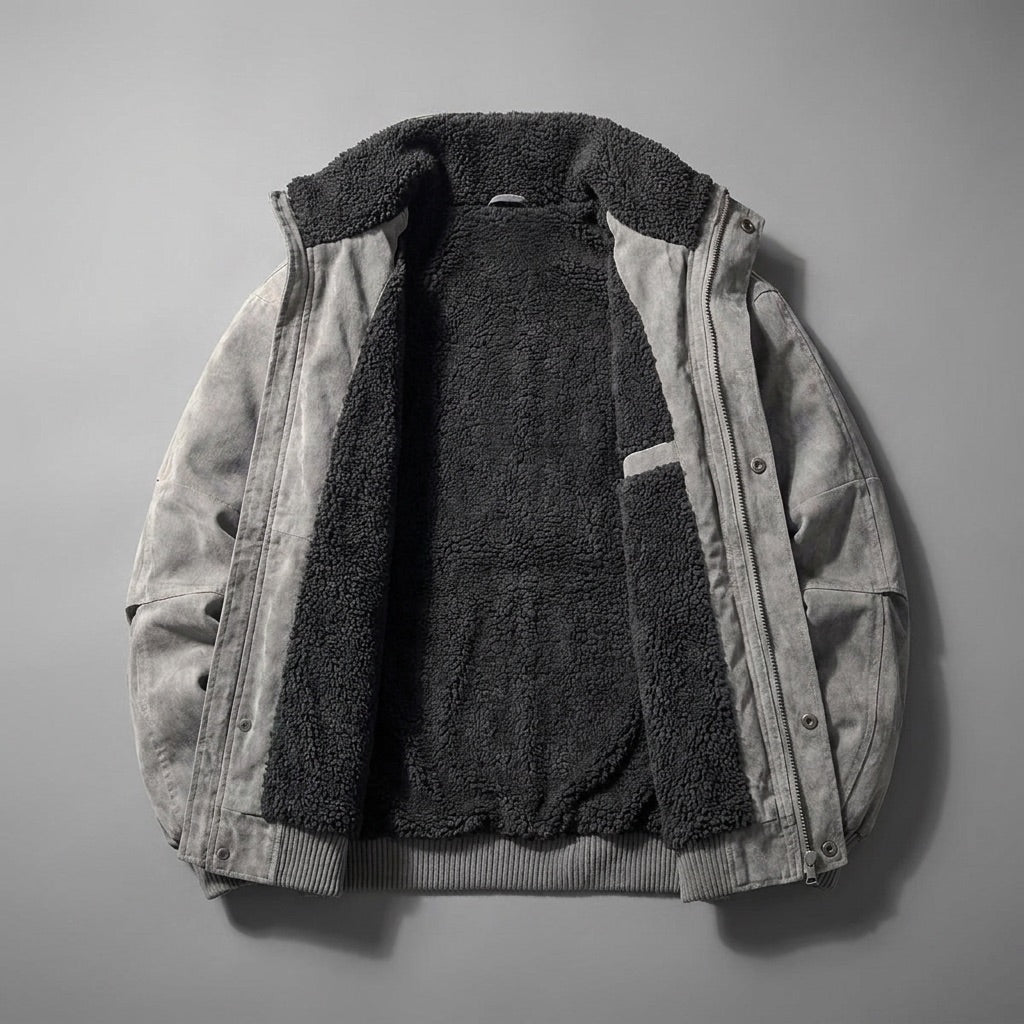 Cormac | Paneled Stand-Collar Jacket