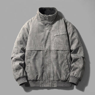 Cormac | Paneled Stand-Collar Jacket