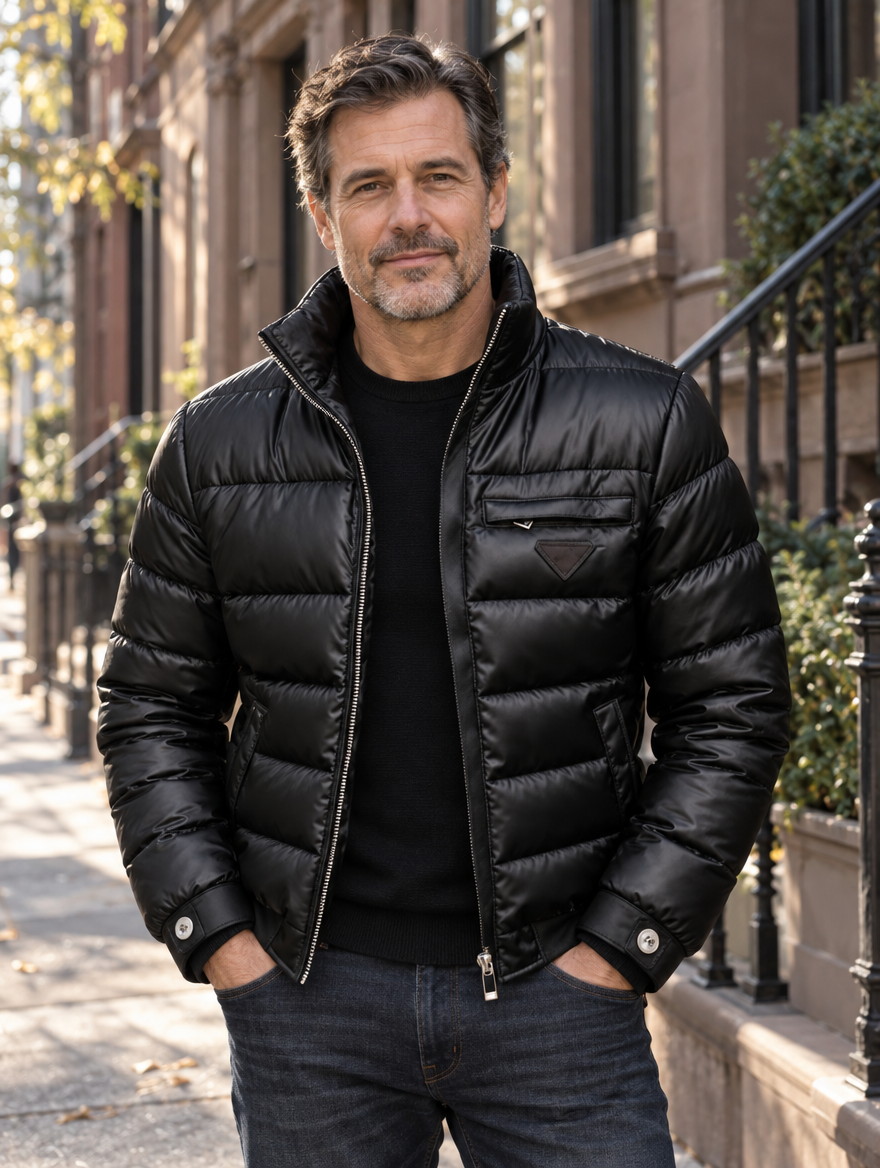 Lachlan | Quilted Stand-Collar Jacket
