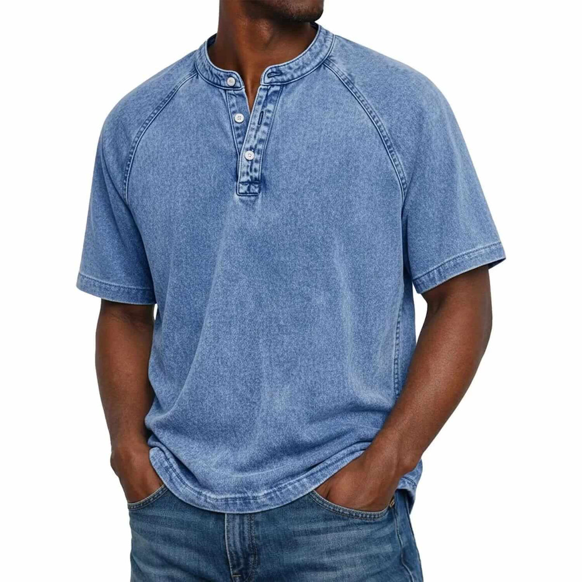 Gideon | Stand-Collar Everyday Henley