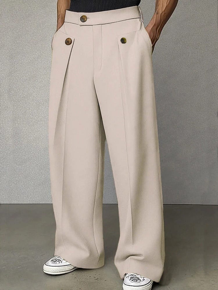 Calder | Drawstring Wide-Leg Pants