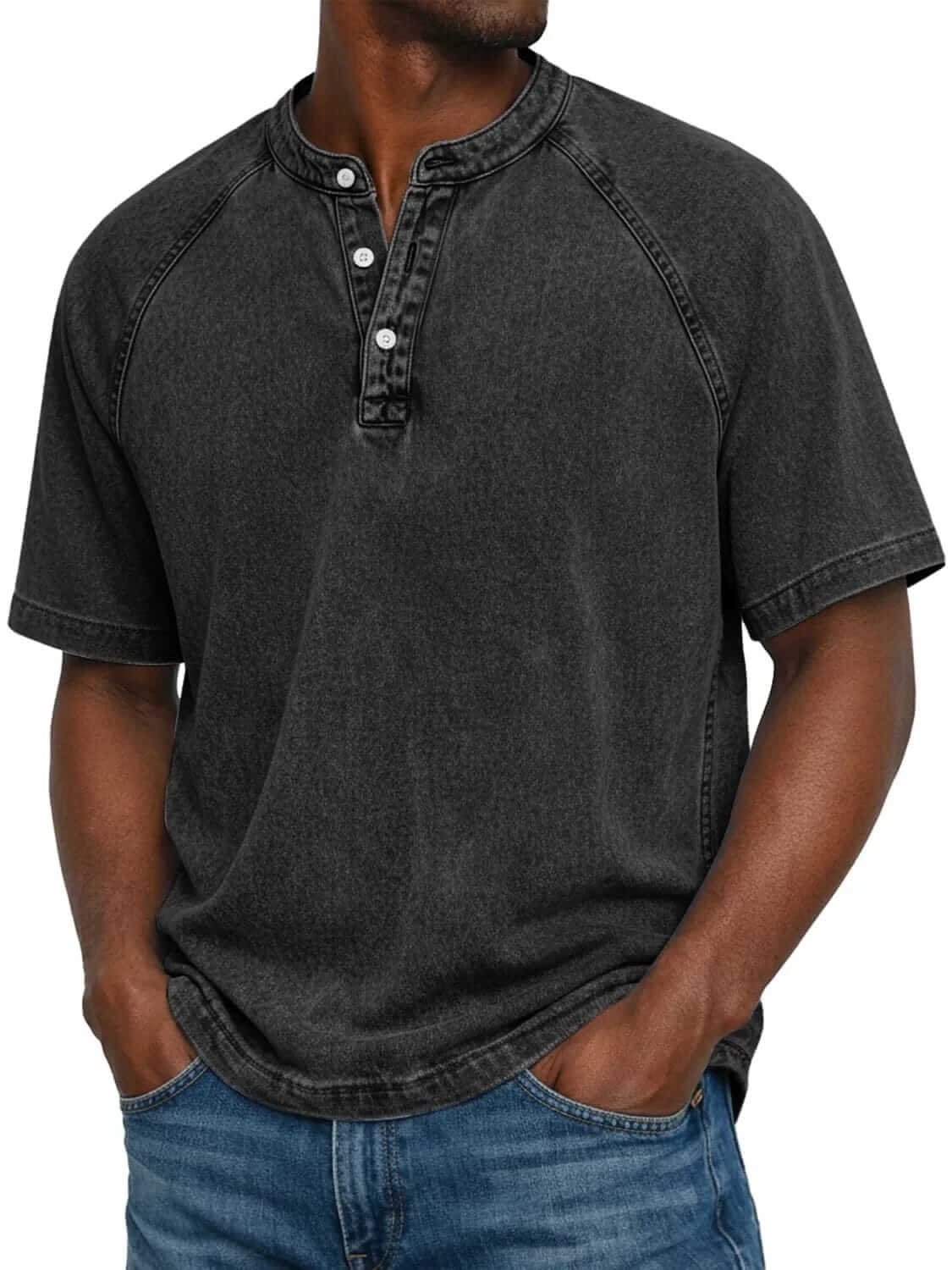 Gideon | Stand-Collar Everyday Henley