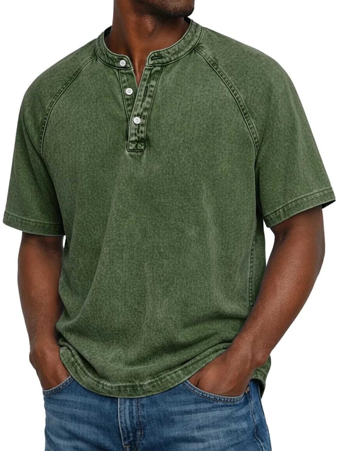 Gideon | Stand-Collar Everyday Henley