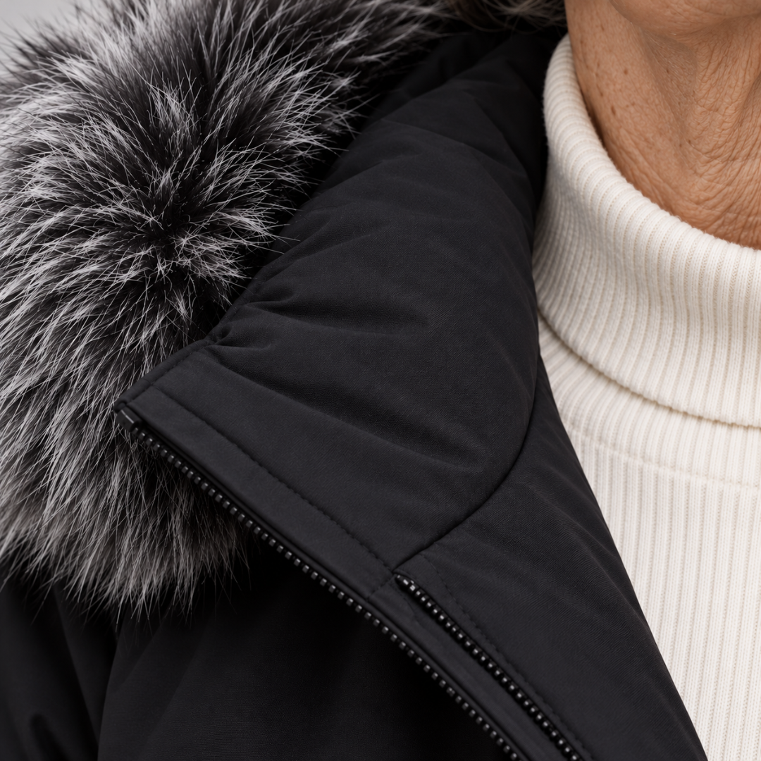 Fiona | Adjustable Hooded Parka Coat