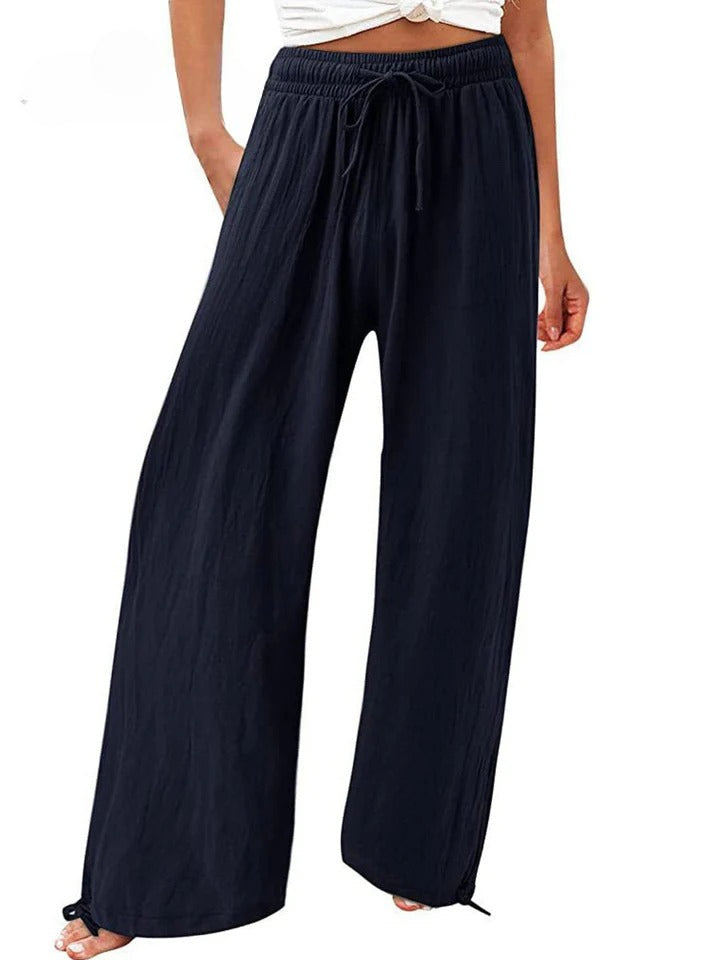 Aurelia | Linen Wide-Leg Pants