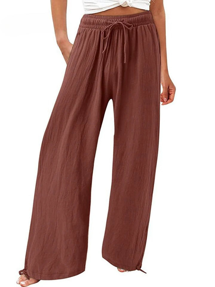 Aurelia | Linen Wide-Leg Pants
