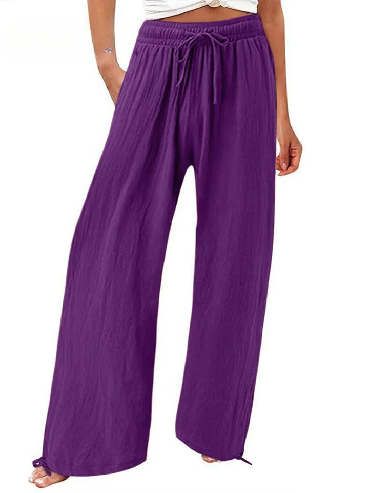 Aurelia | Linen Wide-Leg Pants