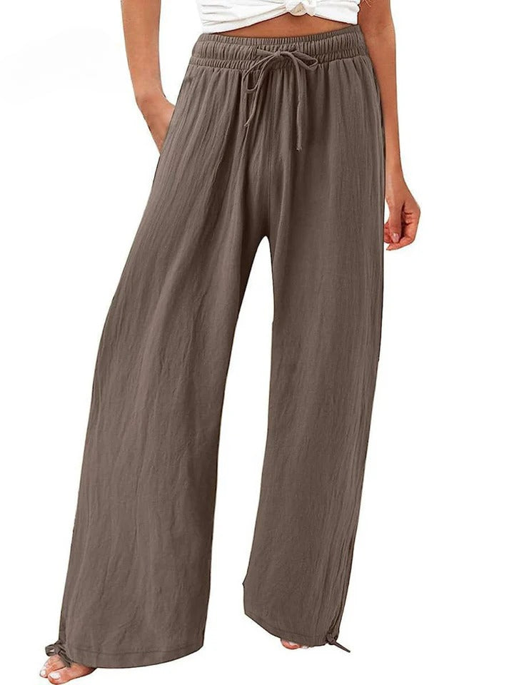 Aurelia | Linen Wide-Leg Pants