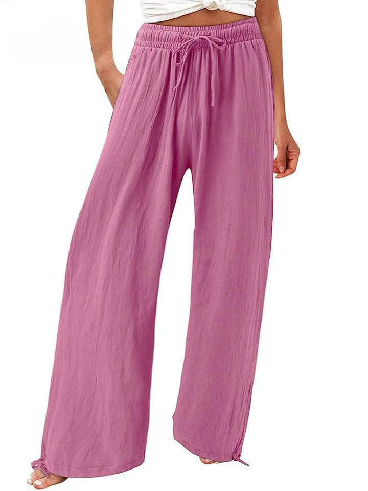 Aurelia | Linen Wide-Leg Pants