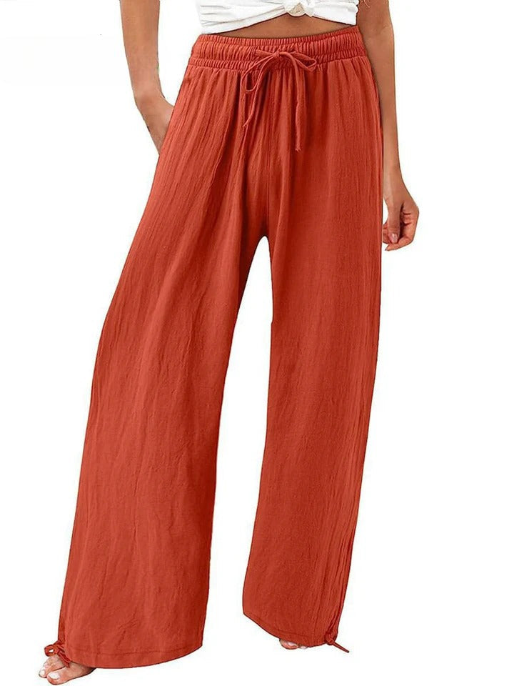Aurelia | Linen Wide-Leg Pants