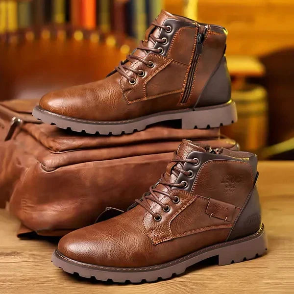 Dominic | Rugged Lace-Up Boots