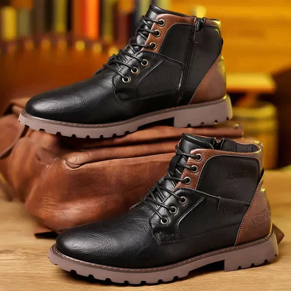 Dominic | Rugged Lace-Up Boots