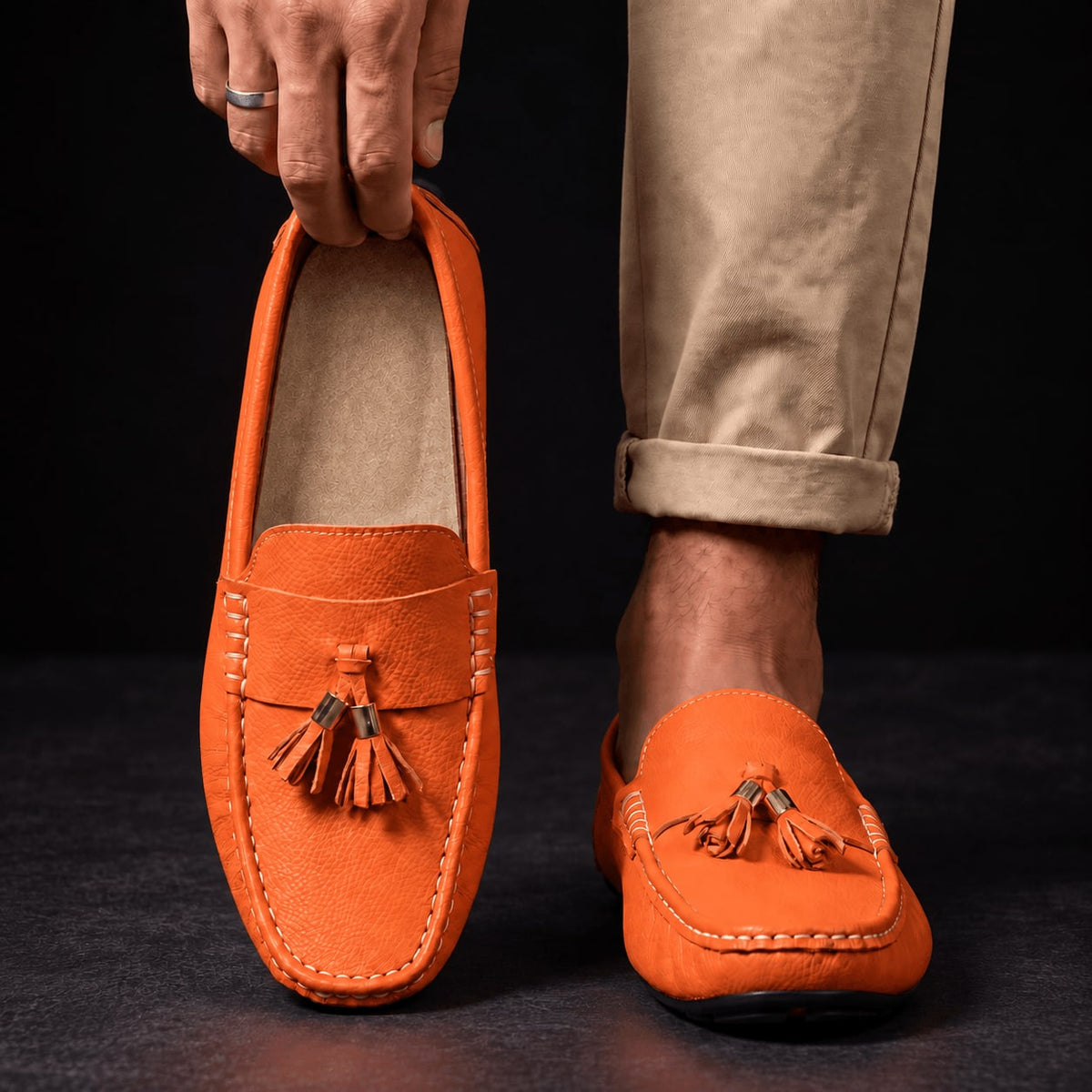 Wesley | Tassel Driving Loafers