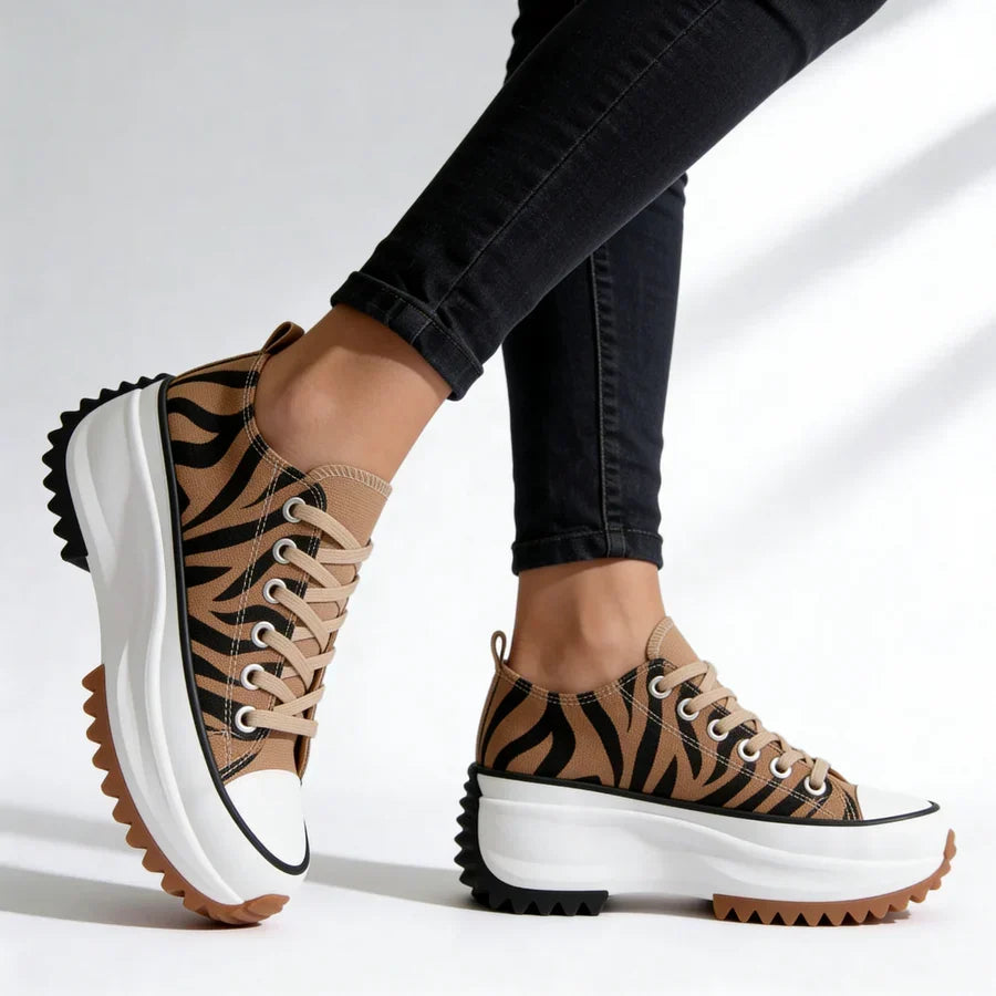 Solene | Platform Lace-Up Sneakers