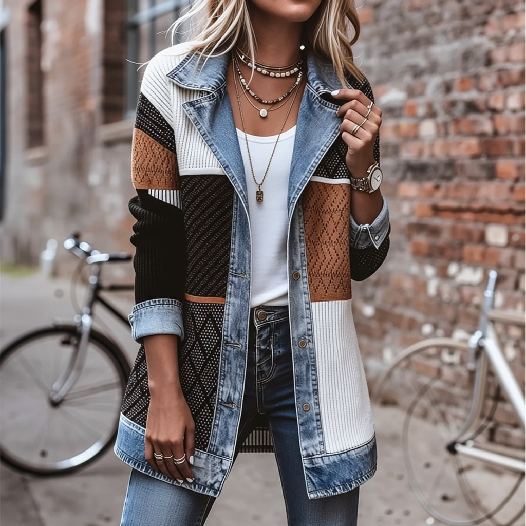 Liora | Knitted Shirt Jacket