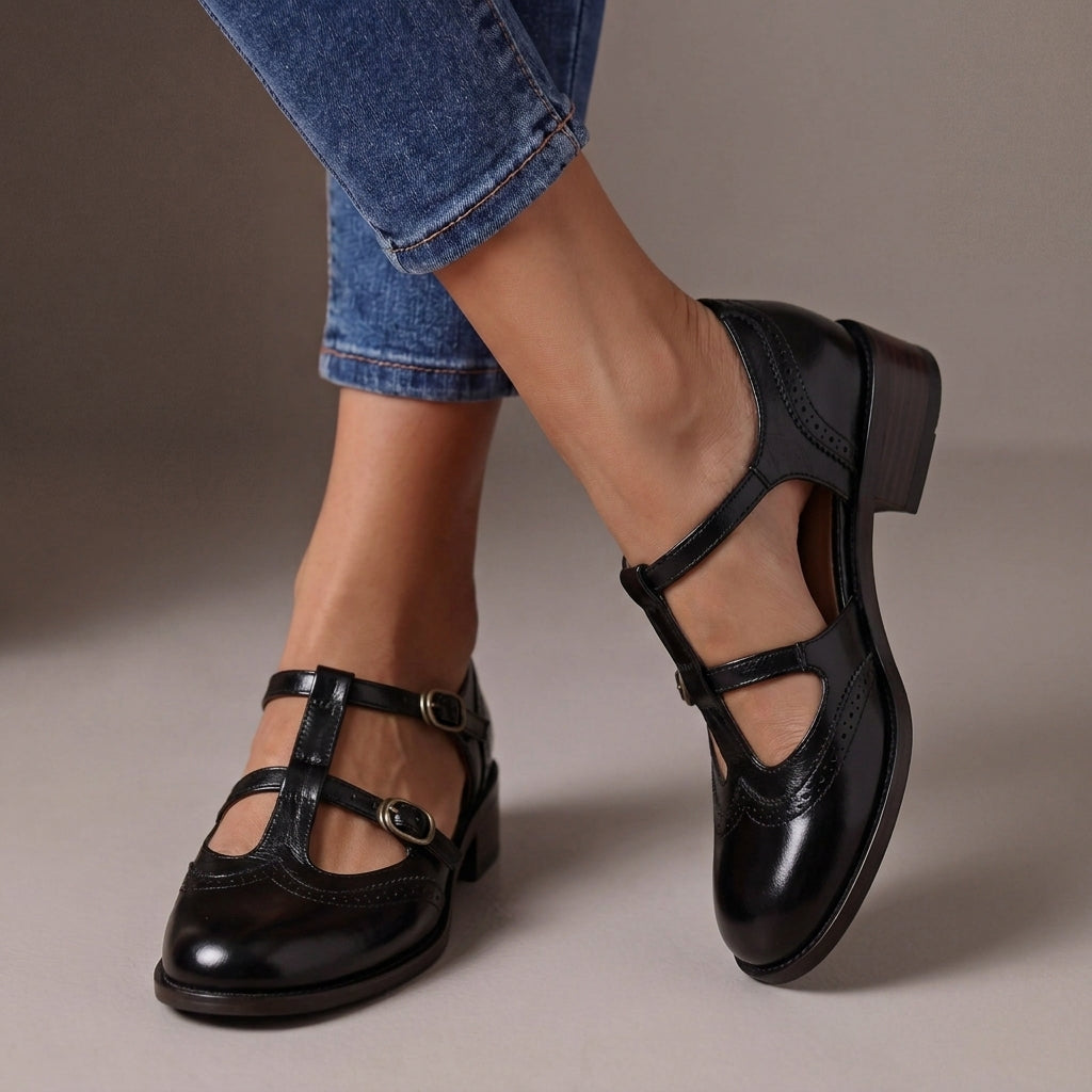 Lucianne | T-Strap Mary Jane Shoes