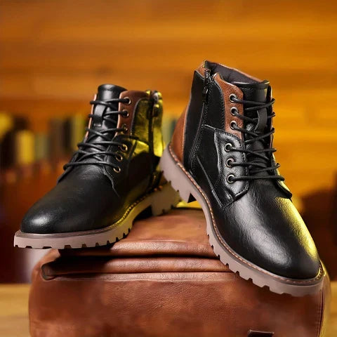 Dominic | Rugged Lace-Up Boots