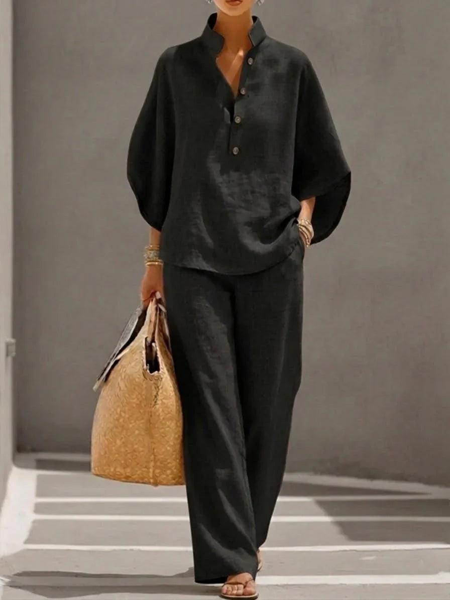 Mariel | Cotton Two-Piece Matching Set