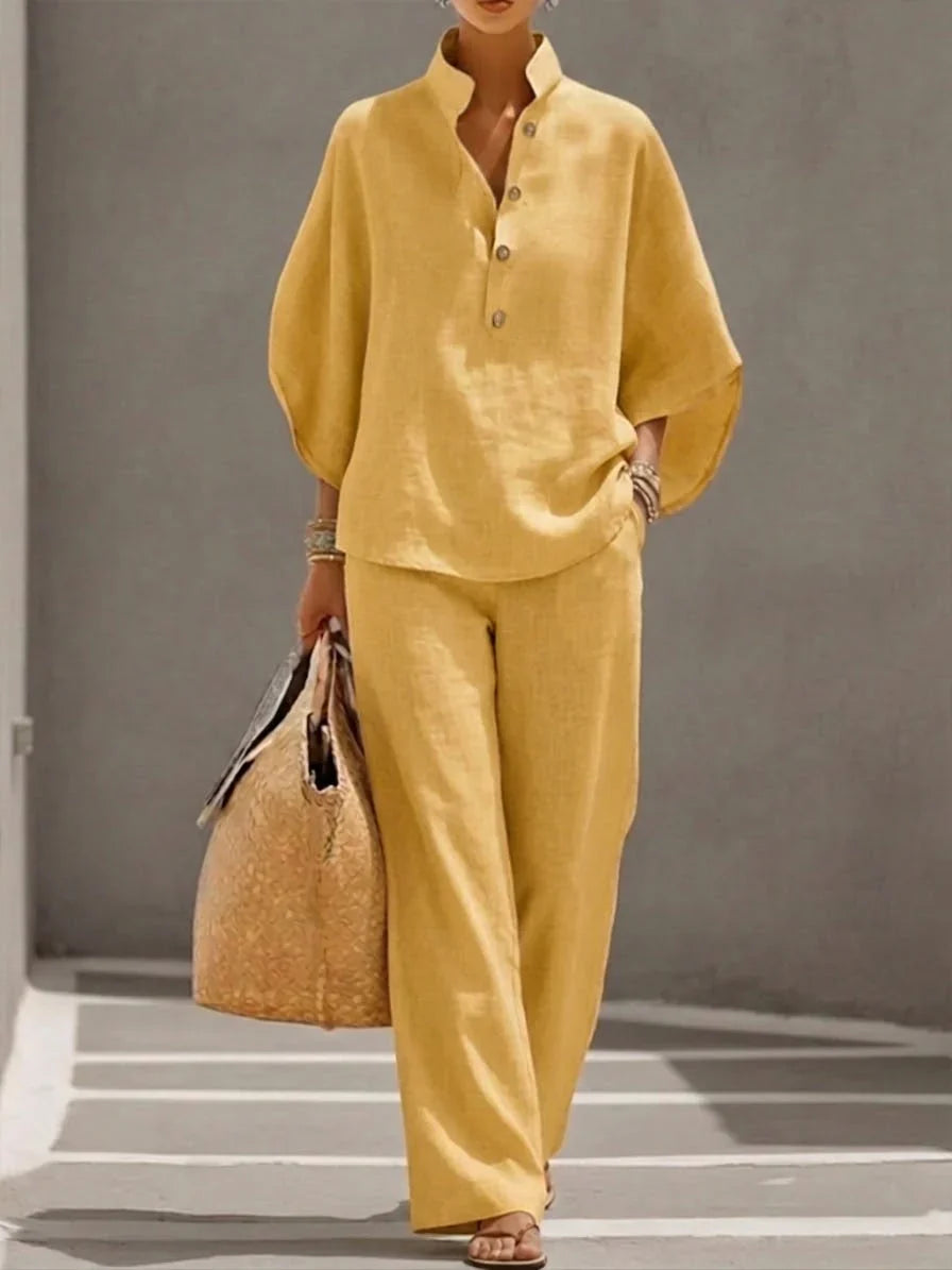 Mariel | Cotton Two-Piece Matching Set