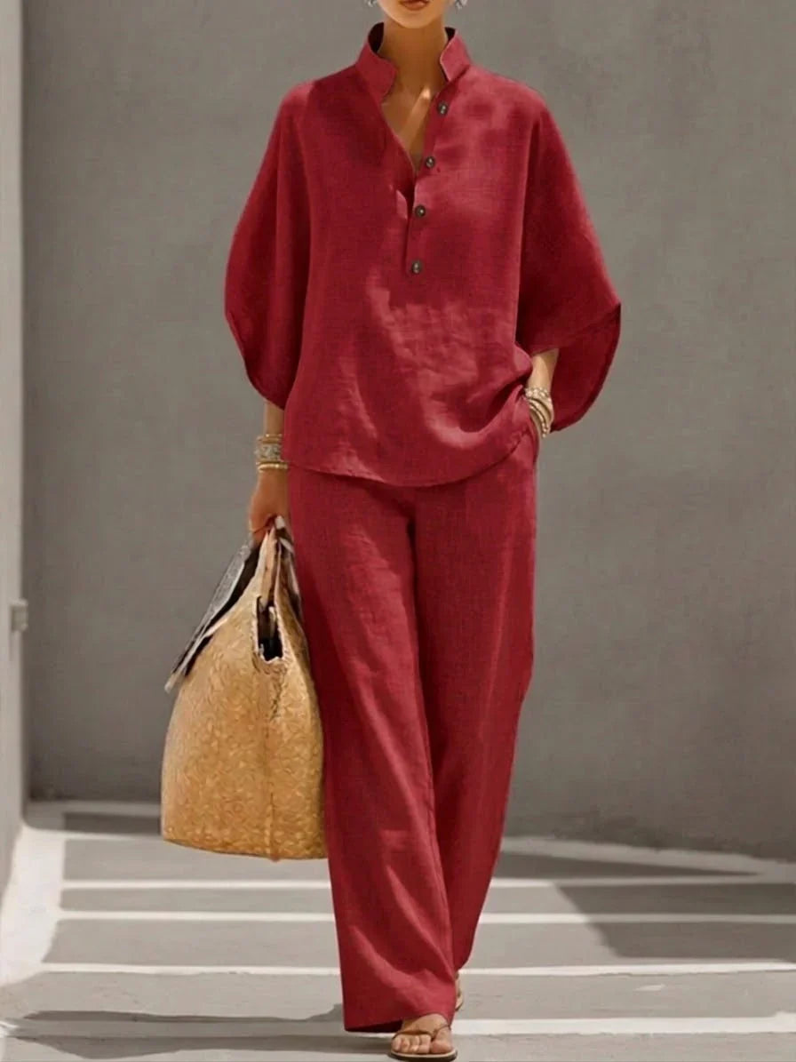 Mariel | Cotton Two-Piece Matching Set