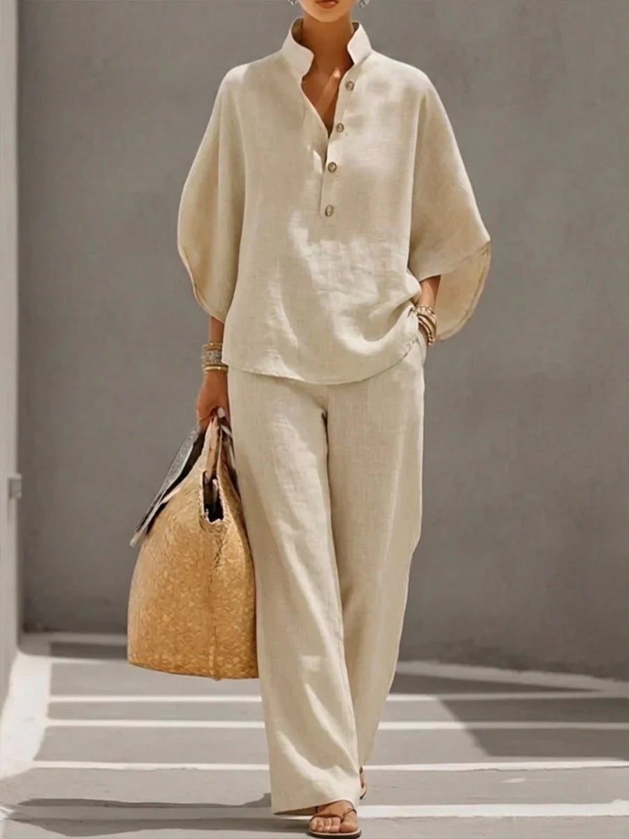 Mariel | Cotton Two-Piece Matching Set