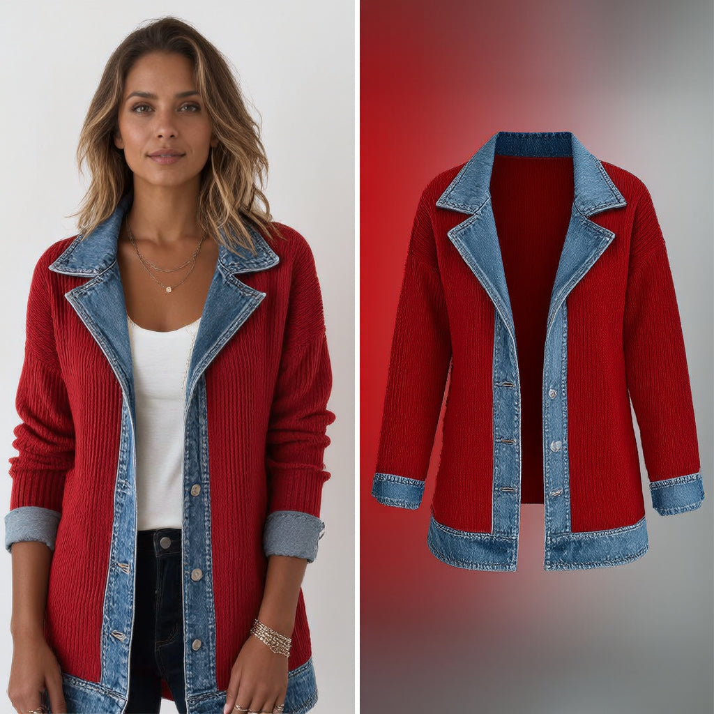 Liora | Knitted Shirt Jacket