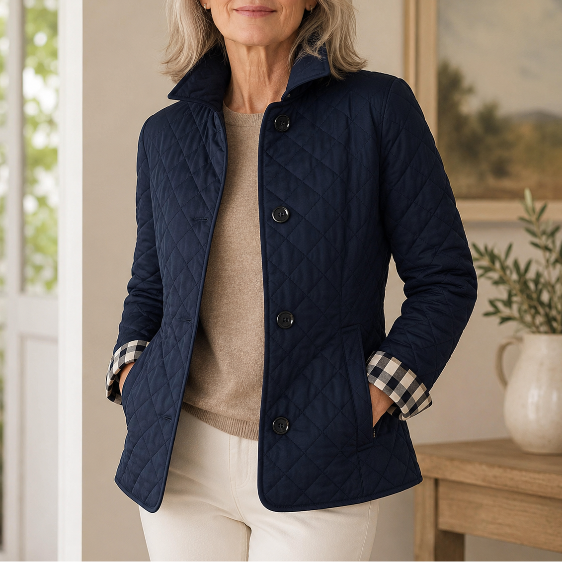 Freya | Quilted Mid-Season Jacket