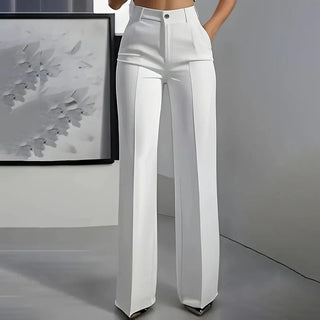 Marceline | High-Waist Straight-Leg Pants