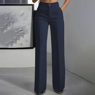 Marceline | High-Waist Straight-Leg Pants