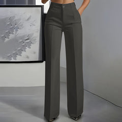 Marceline | High-Waist Straight-Leg Pants