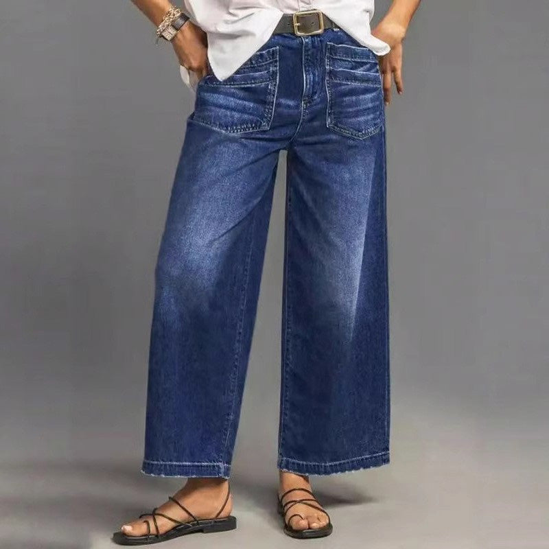 Bloom | All-Day Comfort Wide Leg Cotton Jeans
