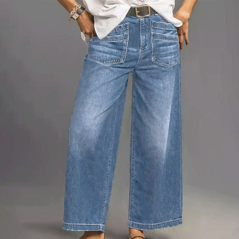 Bloom | All-Day Comfort Wide Leg Cotton Jeans