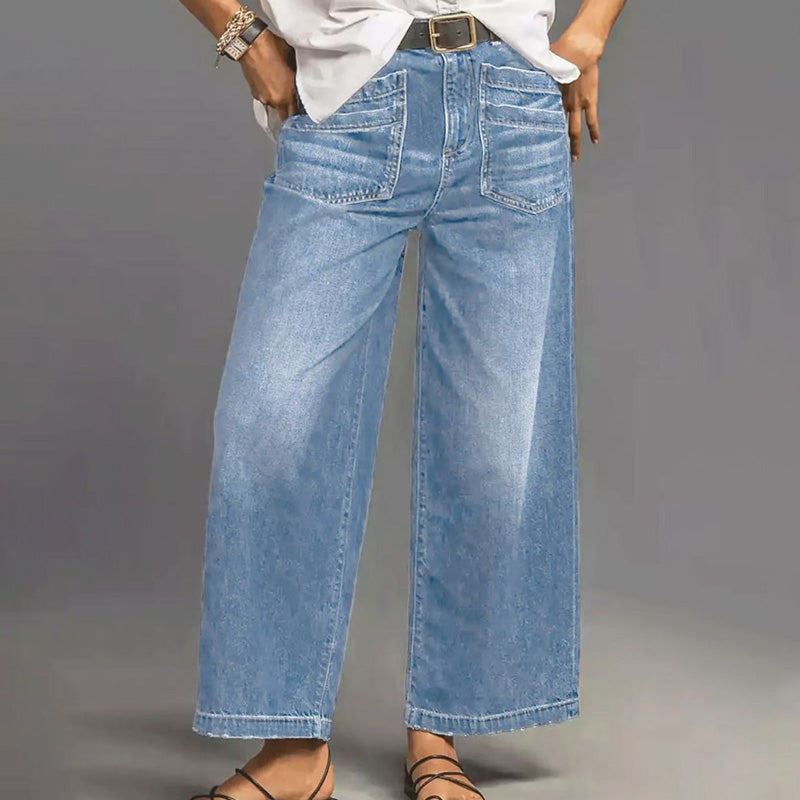 Bloom | All-Day Comfort Wide Leg Cotton Jeans